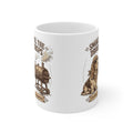 Smoking Dog Mug – “Smoke ’Til The Drool Drops” Ceramic Coffee Cup (Certified Drool Inspector)