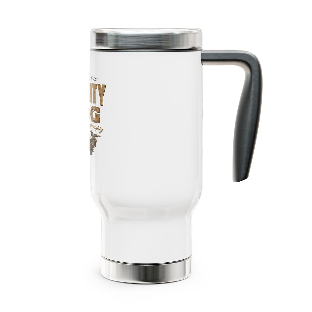 Travel Mug — The Naughty Dog "Bite Into Something Naughty" Stainless Steel 14oz