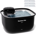Wireless Cat Water Fountain Stainless Steel Tray, 3.78L Cat Fountain