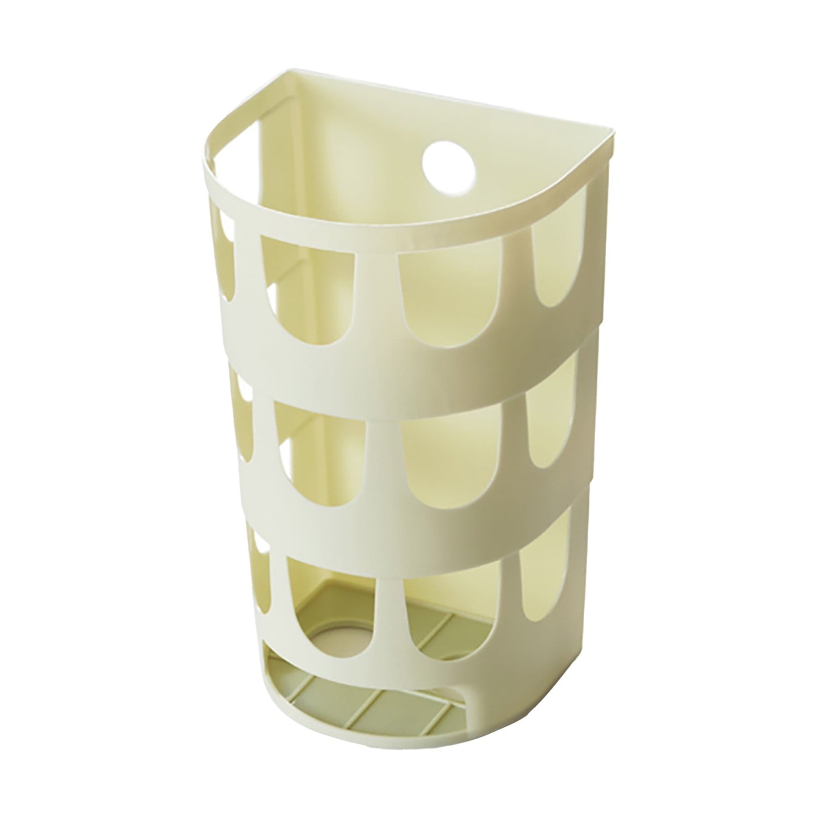 Rack ! Wall Mounted Garbage Bags Tray Storage Box Multipurpose Plastic Bags Holder Rack Kitchen Tableware Sundries Organizer, Wire Shelving Promotion Include 1Pc Storage Rack Green