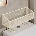 Toilet rack - Bathroom rack - Bathroom accessories - Storage rack - Toilet accessories - Bathroom organizer - Toilet accessories - Rack without drilling - Shelf - Sanitary accessories - Wall rack - Storage - White - 1 piece