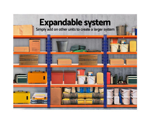 Giantz 1.8M Garage Shelving Warehouse Rack Pallet Racking Storage Shelve Blue